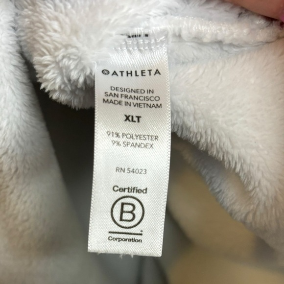 Athleta Double Cozy Karma Funnel Neck in Sea Salt Size XLT - Picture 4 of 9